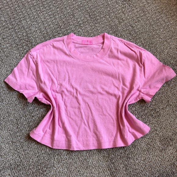 Nuuds Limited Edition Bubblegum Cropped Tee - Picture 3 of 5